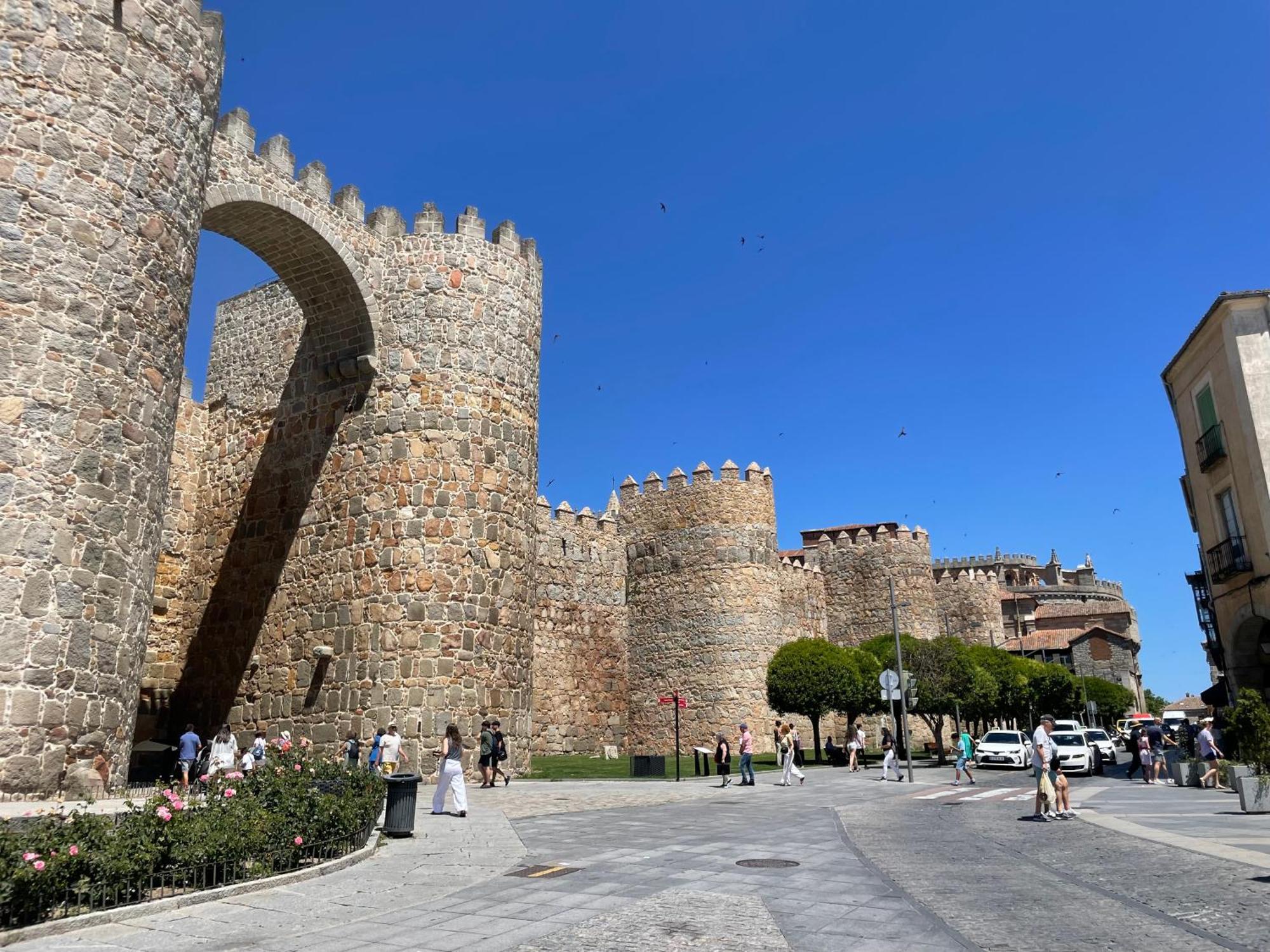 El Balcon De La Muralla Avila Bagian luar foto